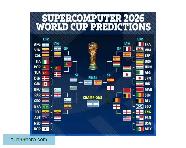 2026世界杯赛程预测与各大热门球队夺冠前景解析